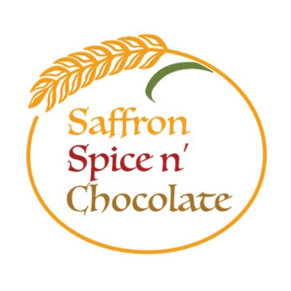 Saffron, Spice n' Chocolate logo